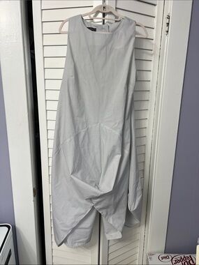 Light Blue Pinstripe Women's Skirt - Unbranded